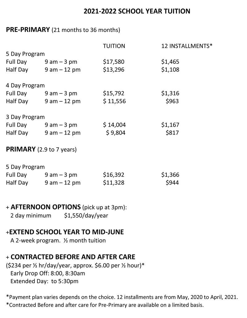 Tuition Options